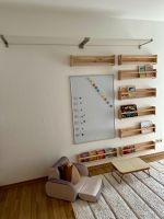 Montessori Bücherregal  + Whiteboard Magnetisch + Wandregal, weiß Thüringen - Eisenach Vorschau