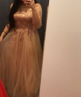 Verlobungskleid/Abendkleid/Ballkleid in beige/Gold zu verkaufen Bayern - Pocking Vorschau