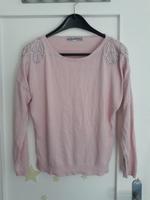 Ashley Brooke, rosa Strickpullover, Perlenapplikation Gr. 40 Hessen - Heuchelheim Vorschau