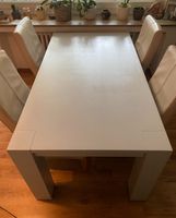 Echtholz Tisch mit Lederstühlen Nordrhein-Westfalen - Witten Vorschau
