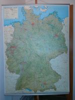 Deutschland-Karte 133x97 zum Aufhängen Sachsen-Anhalt - Magdeburg Vorschau