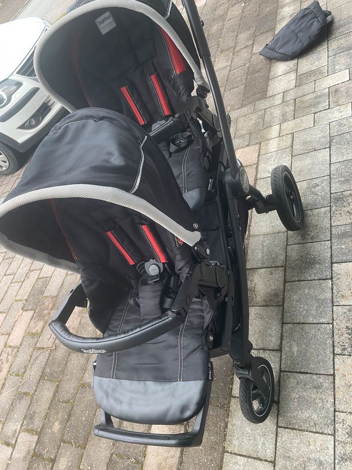 Peg Perego Team, geschwisterwagen, twin Doppel Kinderwagen in Reisbach