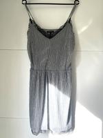 Review kurzes Minikleid Schulterfrei Plissiert Spitze Silber S M Sachsen - Weißenborn Erzgebirge Vorschau