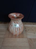 Vase italienische Keramik Handarbeit Vintage braun verziert Kiel - Melsdorf Vorschau