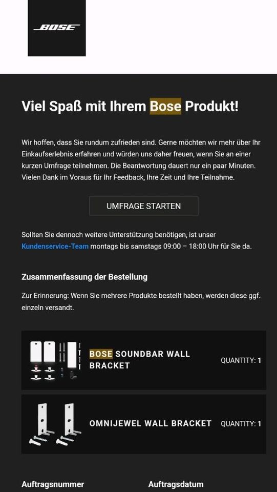 Originale Bose  Wandhalterung für Soundbar + Speaker 700 in Frankfurt am Main