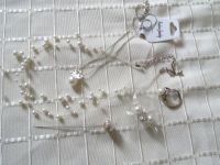 Hochwertiger Modeschmuck: Perlen auf silbernen Ketten Ring Ohrrin Brandenburg - Spremberg Vorschau