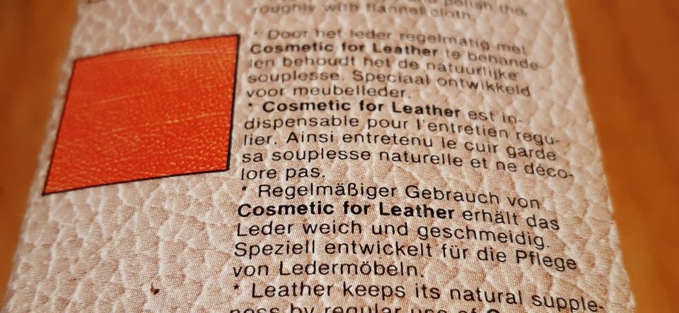 Cosmetic for Leather/Active for aniline Leather - Cathiel Chemie in Dülmen