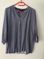 Bonita Shirt Langarm Pullover Blau mit weißem Muster Größe M 38 Düsseldorf - Pempelfort Vorschau