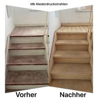 Sandstrahlen von Holztreppen in Niederdruckverfahren ✅ Nordrhein-Westfalen - Dinslaken Vorschau