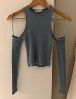 Pull& Bear Top/ Schulterfrei/ Off-Shoulder/ Crop Top/ Langarm München - Maxvorstadt Vorschau