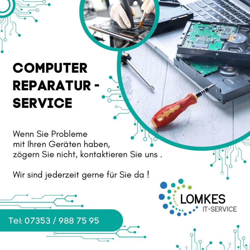 ✅ Reparatur-Service / PC + Laptop ✅ Installation / Einrichtung ✅ in Wain