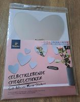 Neun selbstklebende Spiegelsticker in Herzform - originalverpackt Nordrhein-Westfalen - Porta Westfalica Vorschau