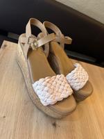Super schicke Schuhe braun rosa Absatz Sommer gr, 38 Thüringen - Mohlsdorf Vorschau
