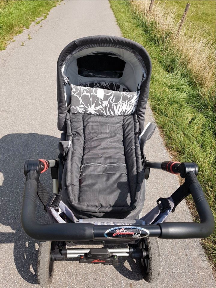 Hartan Racer GT Kinderwagen Buggy anthrazit/weiß TOP in Aachen