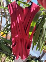 Sommerkleid,Wickelkleid mit Taschen, Gr.36,Gr.38,himbeerfarben Bayern - Würzburg Vorschau