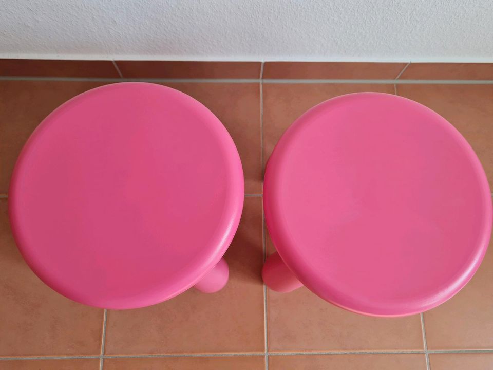 Ikea Kinderhocker pink 2 Stück in Nürtingen
