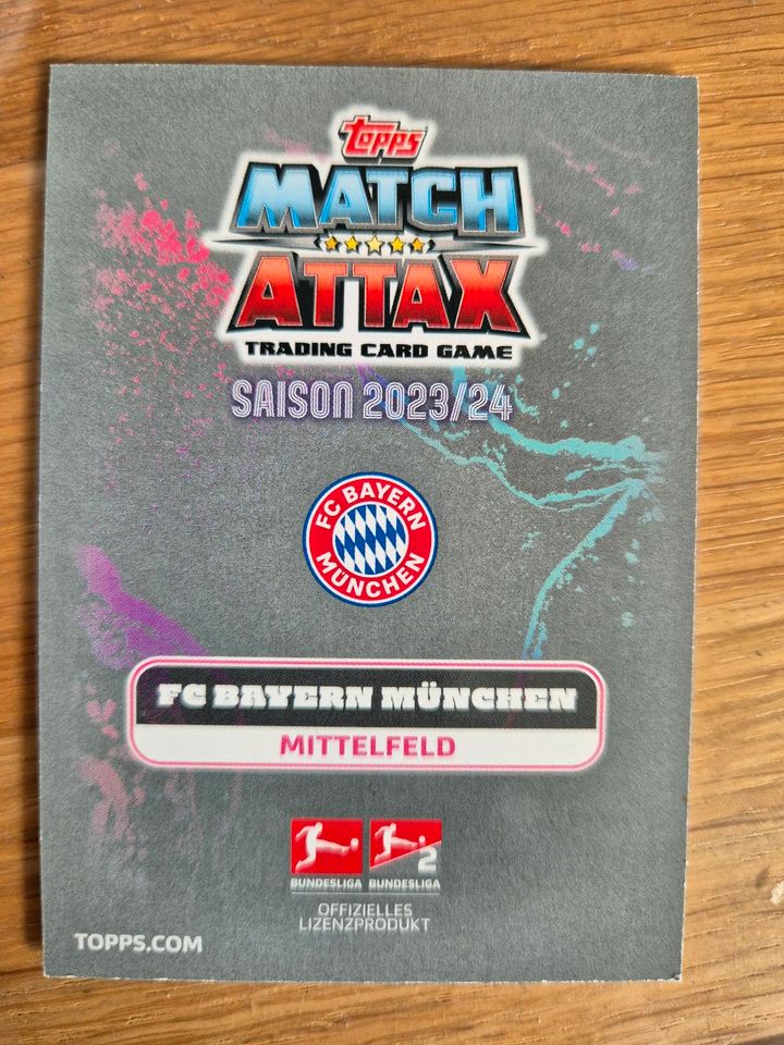 Match Attax Bundesliga 23/24 Jamal Musiala Starspieler in Fürstenstein