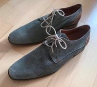 Van Lier Herrenschuhe Veloursleder Grau Gr.45 (UK 10,5) -NEU- Nordrhein-Westfalen - Gladbeck Vorschau