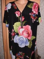 3x Blusen,Biaggini &New Collection,bpc,2xShirt1-kleid,46-48 Top+ Hessen - Poppenhausen Vorschau