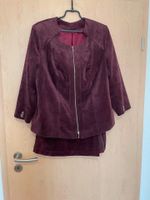 Damen Rockanzug Jacke Blazer Jackett Kordsamt XL 44/46 bordeaux Baden-Württemberg - Bad Saulgau Vorschau