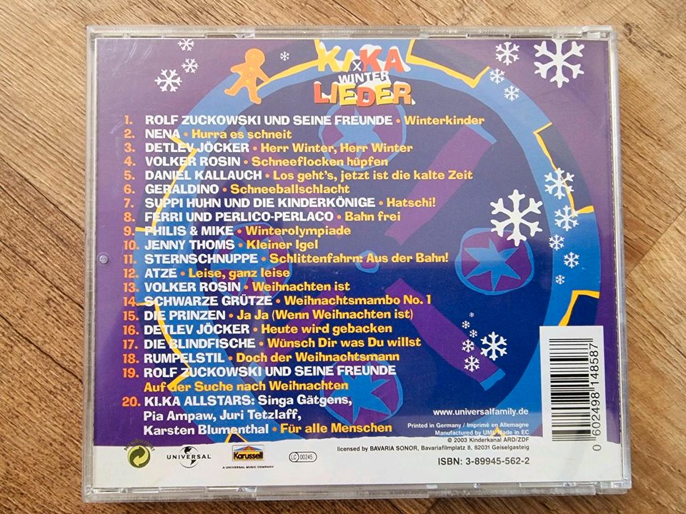 CD Mädchen Junge Eiskönigin Lieder Englisch lernen Weihnachten in Nackenheim