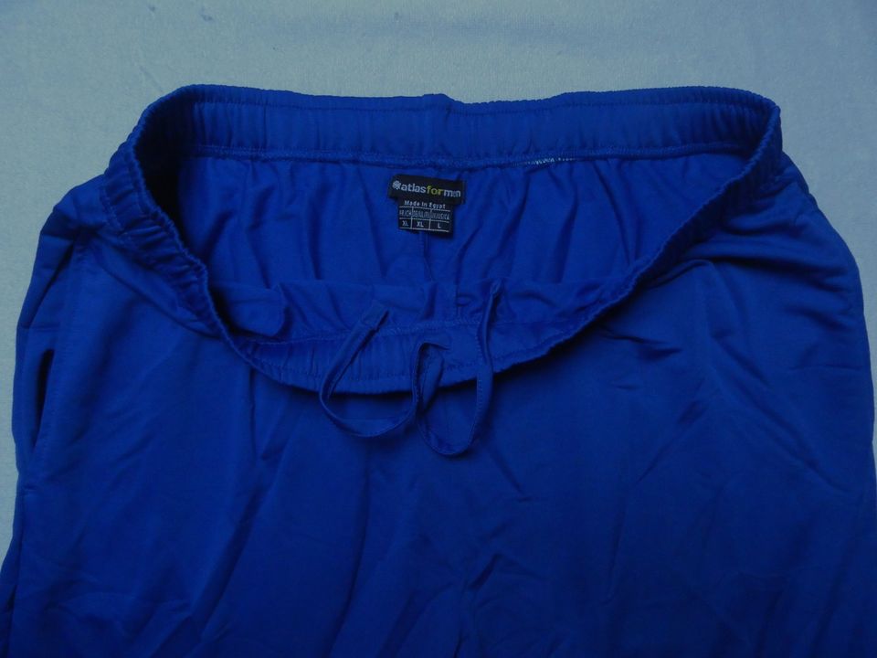 Herren Jersey Bermuda Gr. XL – kurze Hose – Shorts - blau in Lübeck