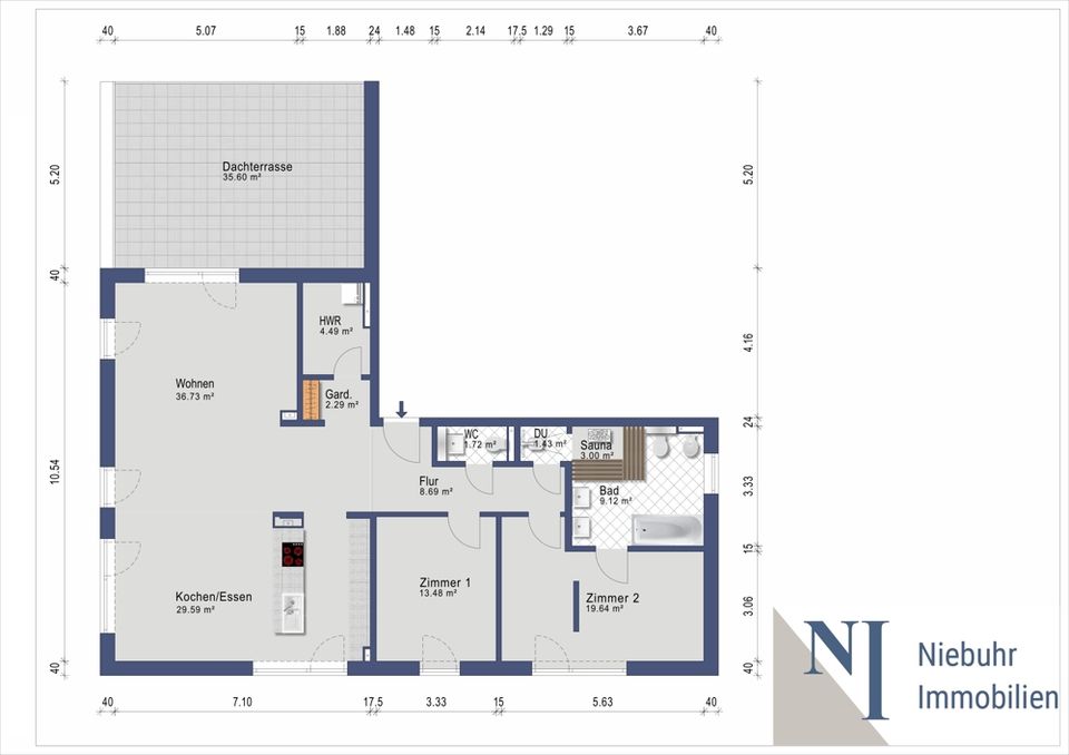 Moderne Penthousewohnung im Herzen von Lüneburg in Lüneburg