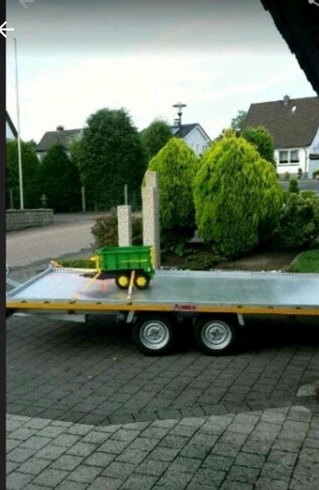 Pkw Trailer Autotransport Anhänger Plattform Mieten leihen in Ense