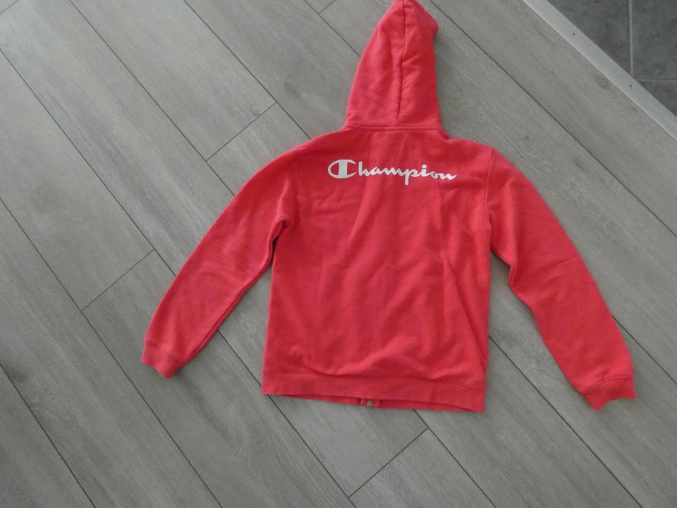 Champion Sweatjacke Pulli Pullover Kapuzenpullover, rot; Gr L in Holzgerlingen
