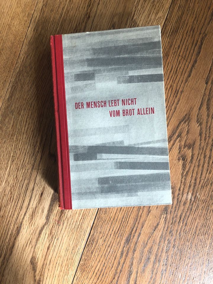 Altes Buch: der Mensch lebt nicht vom Brot allein, 1959 in Dötlingen