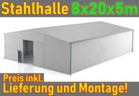 8x20x5m Isolierte Stahlhalle - TIR Garage Werkstatt Halle NEU ! Baden-Württemberg - Ulm Vorschau