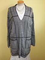 Longpulli Laura Torelli Hahnentritt schwarz weiß Gr XL neu Stuttgart - Vaihingen Vorschau