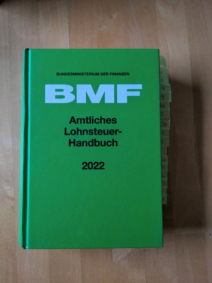 Amtliches Lohnsteuer Handbuch Bundesministerium der Finanzen 2022 in Bensheim