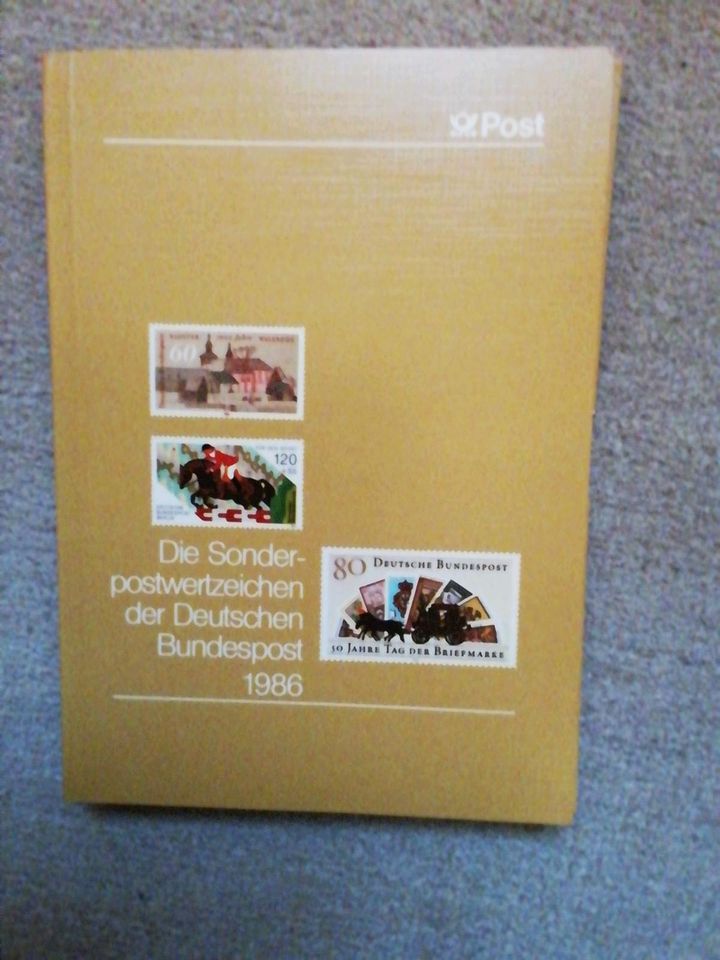 1986 und 1988 Sonderpostwertzeichen der Deutschen Bundespost in Amberg