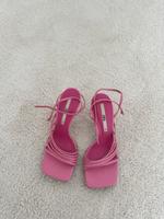 • Zara Sandalen Highheels Pink rosa Größe 39 aus Leder Bayern - Neustadt a.d.Donau Vorschau
