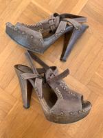 Leder Sandalen Sandaletten G. 37 in Weiß und Braun Bayern - Nittendorf  Vorschau