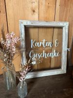 Schild „Karten & Geschenke“ - Geschenketisch Hochzeit/Geburt Dresden - Albertstadt Vorschau