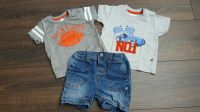 Set aus Jeans Shorts und 2 Shirts in Größe 68 Baden-Württemberg - Schorndorf Vorschau