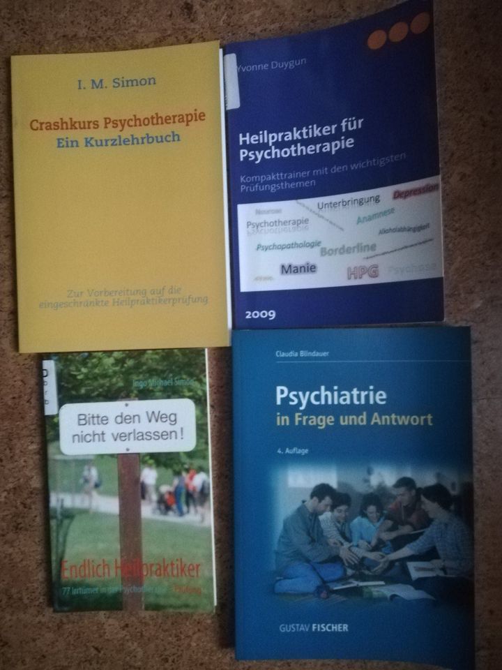 Heilpraktiker für Psychotherapie Prüfung Bücher Paket (4 Bücher) in Bad Rappenau
