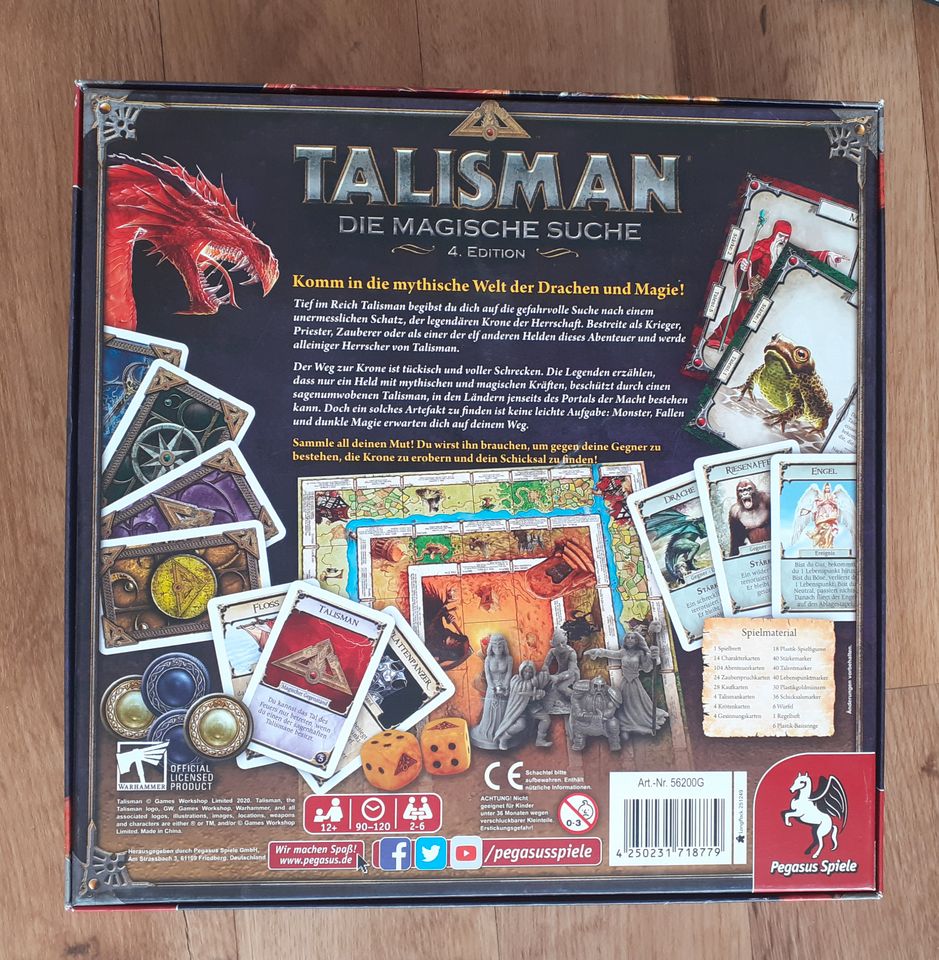 Talisman die Magische Suche Talisman 4.Edition unbespielt in Seelze