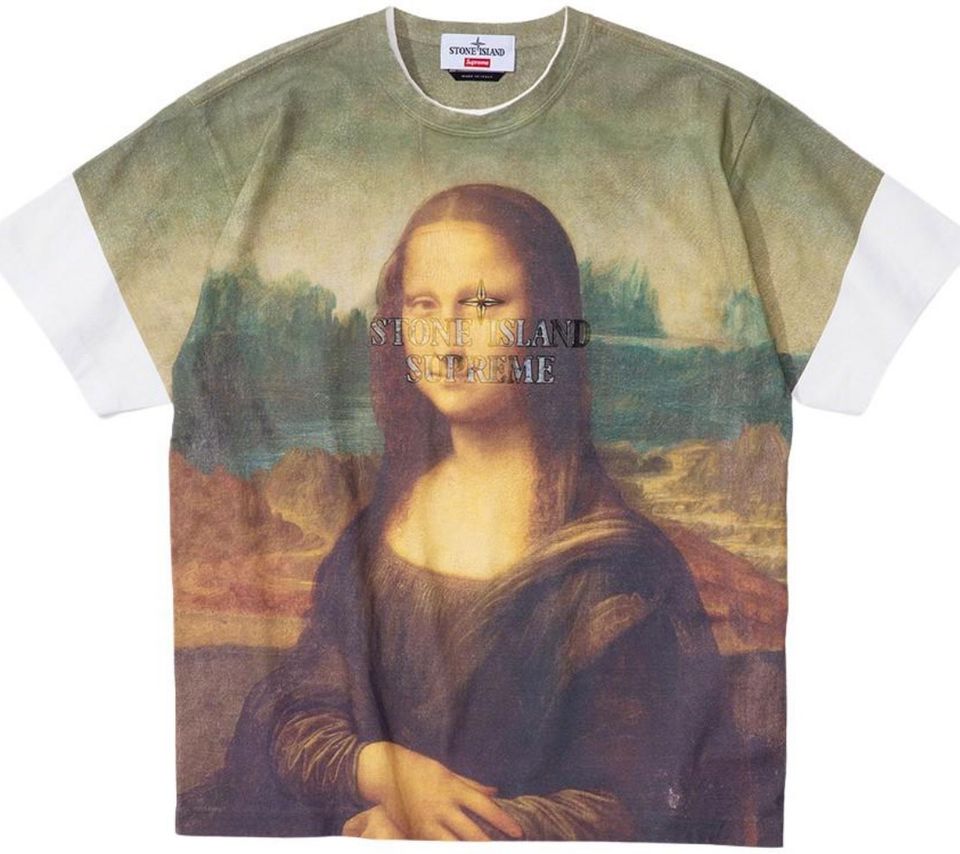 Supreme x Stone Island Mona Lisa T-Shirt in Berlin