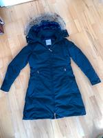 Moncler Mantel Daunen POITIERS Pelz Gr 3. 38 Hessen - Reiskirchen Vorschau