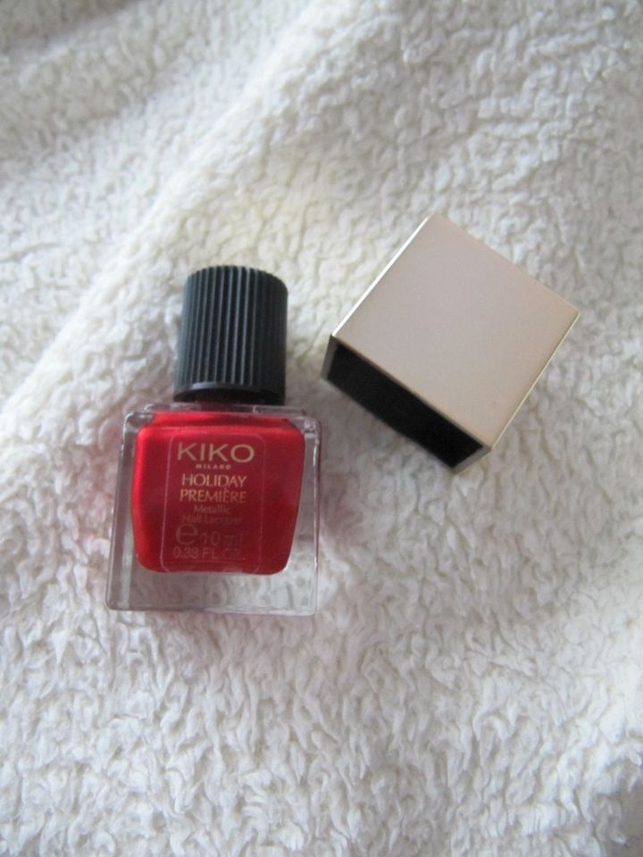 Nagellack mit Metallic-Finish von Kiko - Farbe: red carpet in Bovenden