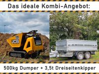 500 kg Dumper + 3-Seitenkipper mieten Container Aushub Entsorgung Hessen - Weilmünster Vorschau