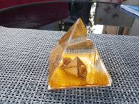 Goldene Pyramide mit Sphinx Dekoration Stiftehalter Geschenkidee München - Sendling-Westpark Vorschau