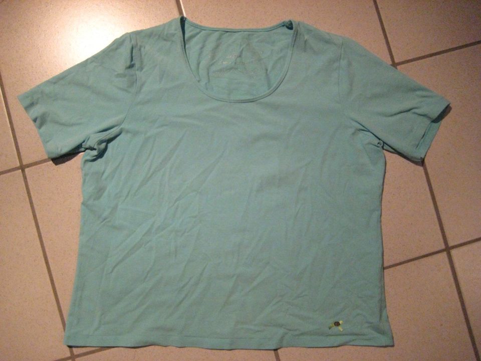 T-Shirt Hauber Gr. 48 türkis in Reichshof