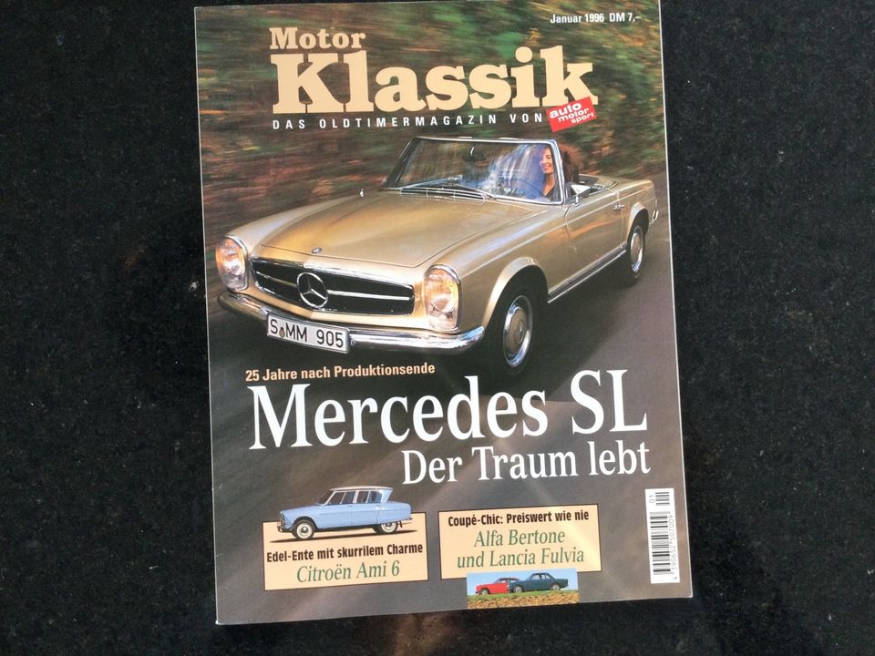 Motor Klassik Magazine : Mercedes 190 SL und Pagode in Scharbeutz