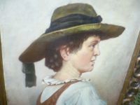 Franz von Deffregger 1835-M-1921 Junge Frau in Tracht Dreiviertel Baden-Württemberg - Sternenfels Vorschau
