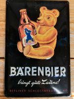 Altes Werbeschild von BERLINER BÄRENBIER Bayern - Fischbachau Vorschau