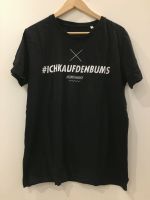 Herren schwarzes T-Shirt 100% Baumwolle Gr. L Statement Shirt Dortmund - Brünninghausen Vorschau